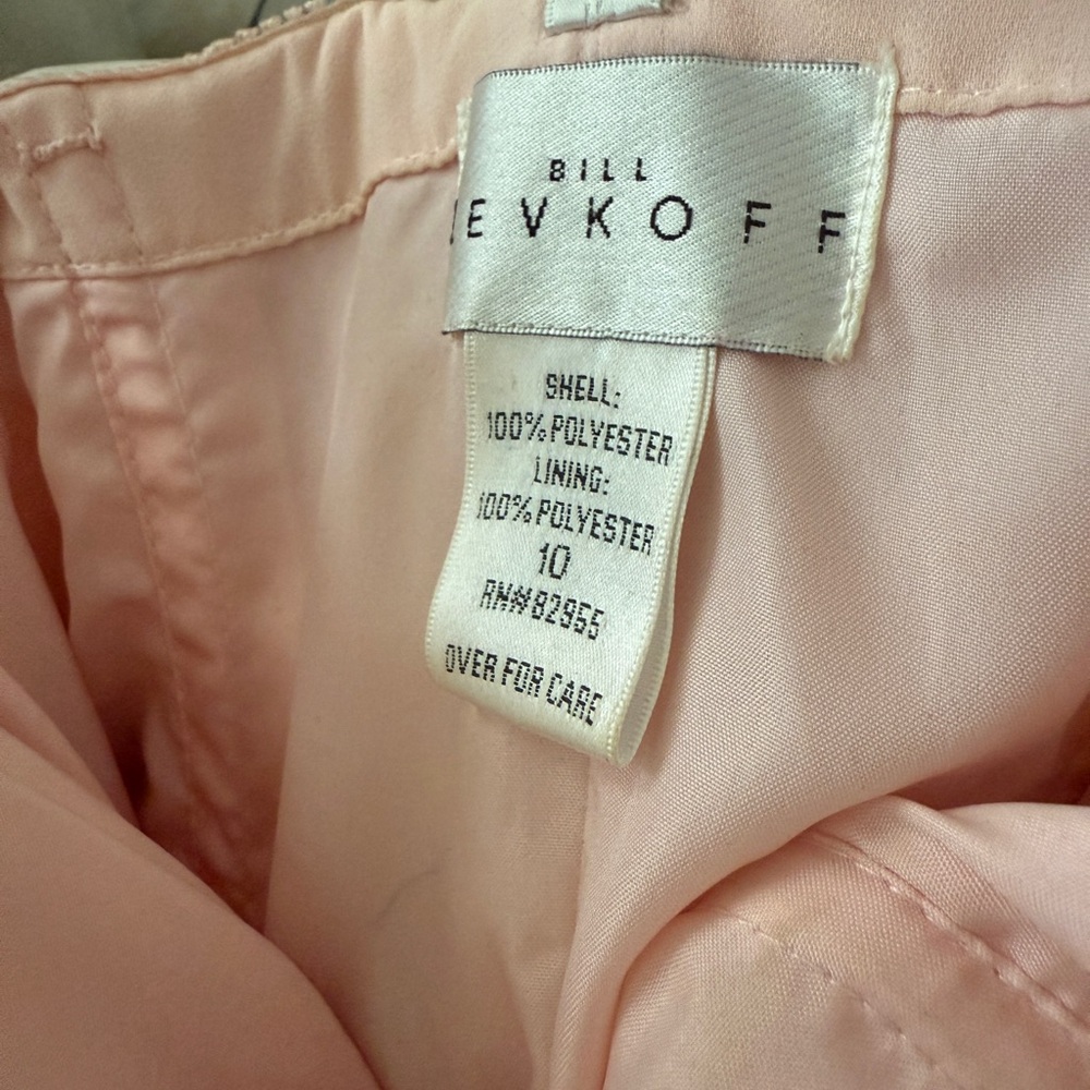 Bill Levkoff Strapless Blush Maxi Dress, Size 10 - Picture 4 of 10